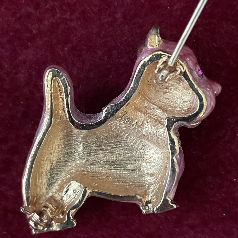 ☀️SALE☀️Vintage Scottish Dog Brooch/Pin. - Picture 7 of 11